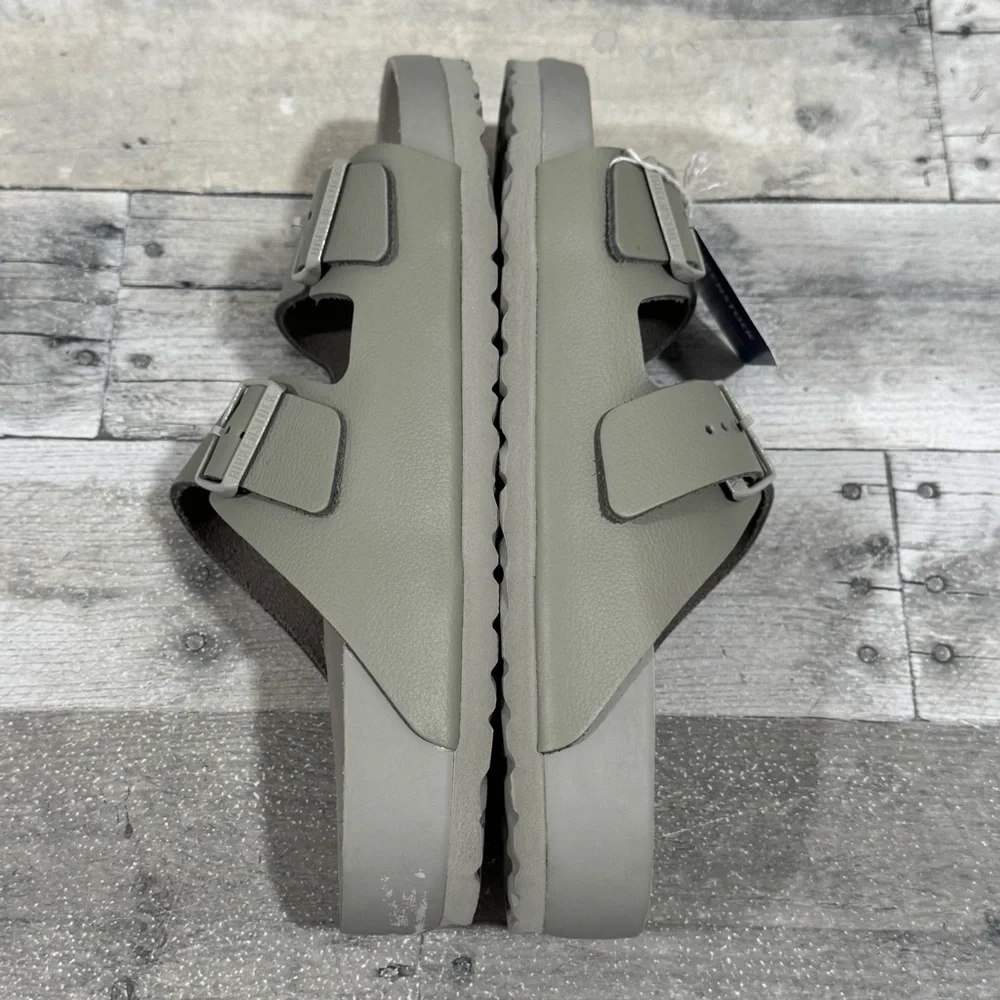 BIRKENSTOCK Arizona Exquisite Slide Sandal - Mineral Gray - Sz - 9-9.5 .US Men’s